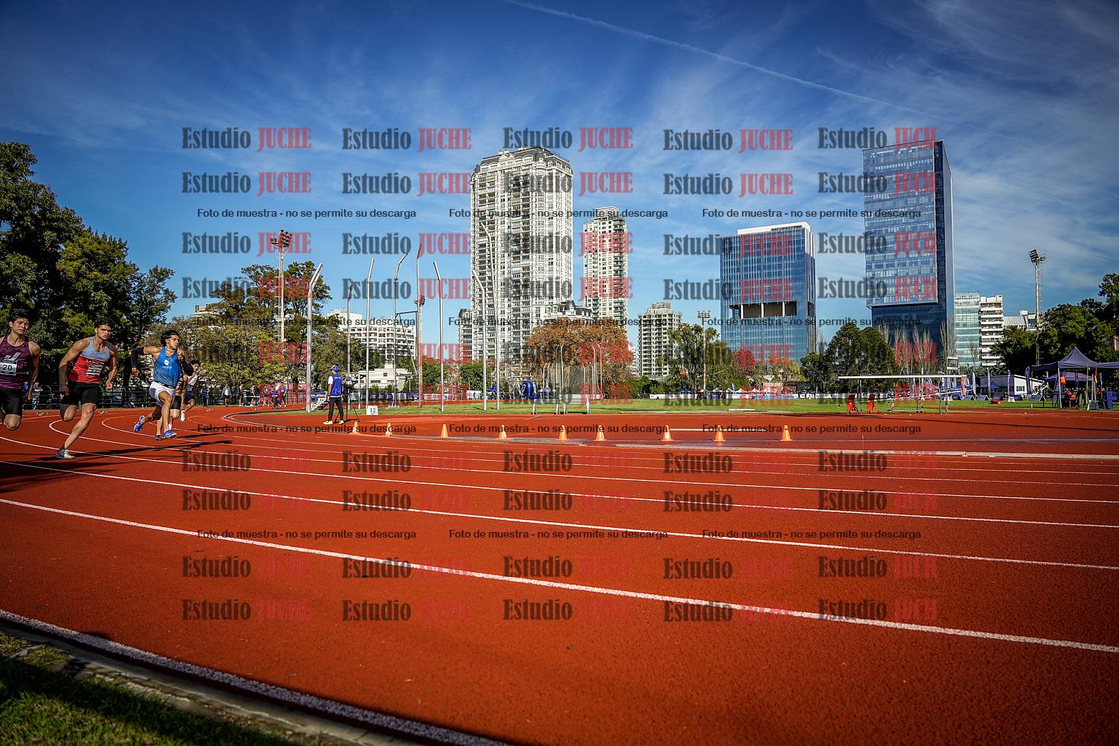 Fotos de los 200 m de varones