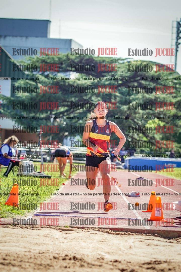 Fotos del salto en largo de mujeres