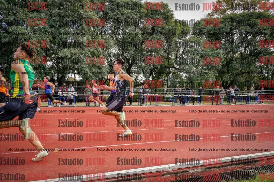 Fotos de los 100 m llanos de varones