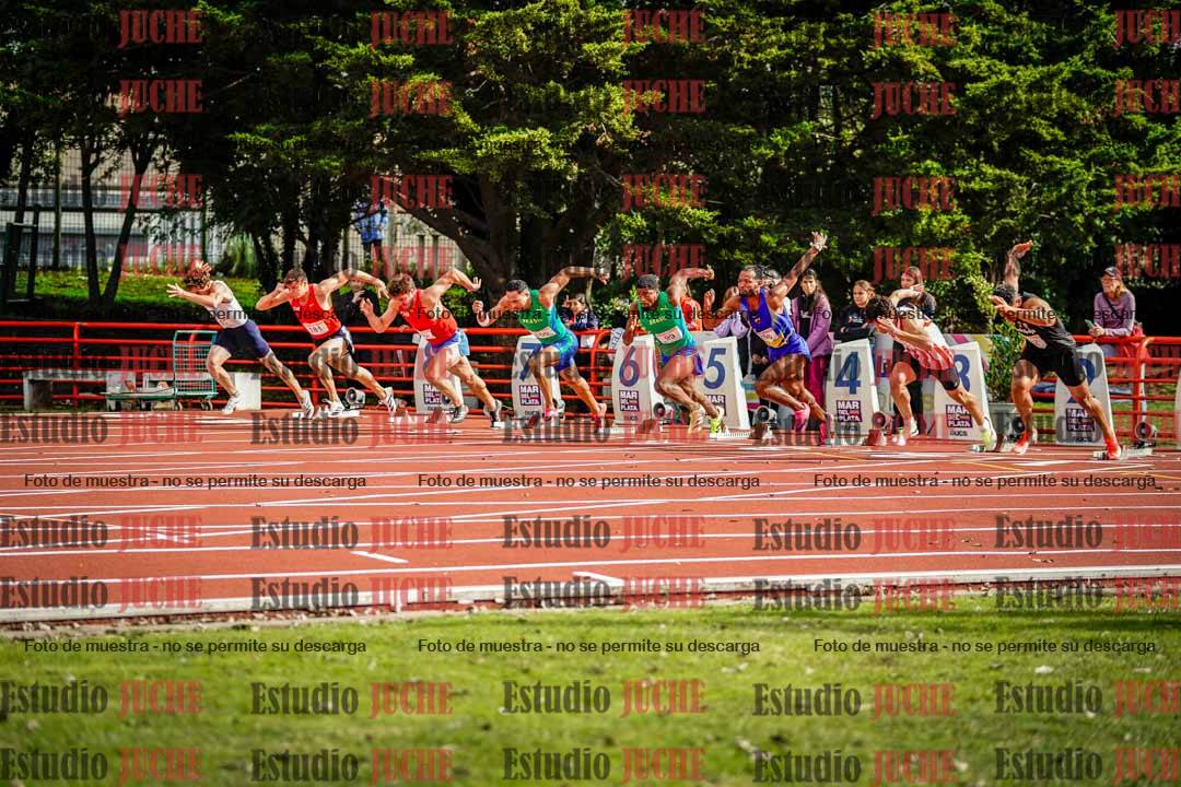 Fotos de los 110 m con vallas de varones - FINAL
