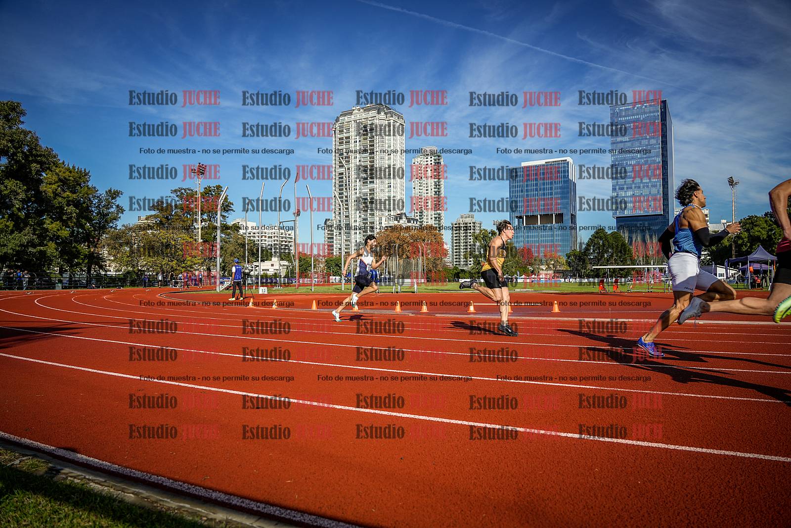 Fotos de los 200 m de varones