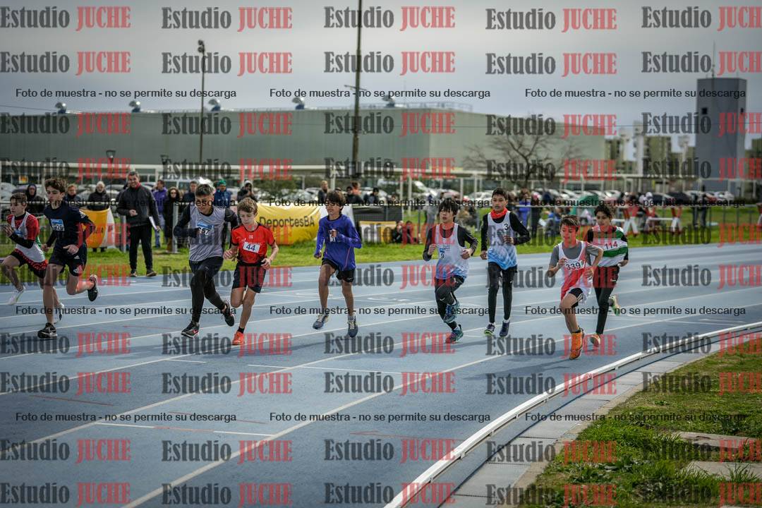 Fotos de los 800 m llanos de varones - U14