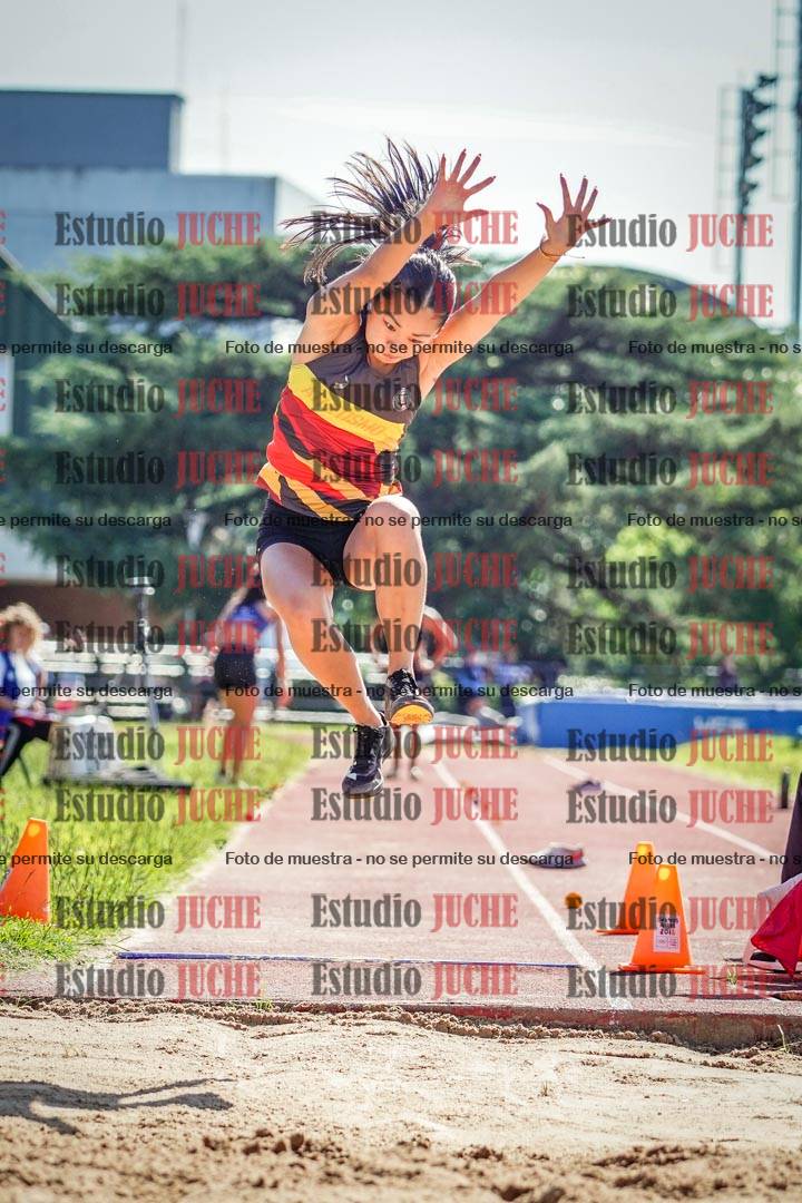 Fotos del salto en largo de mujeres