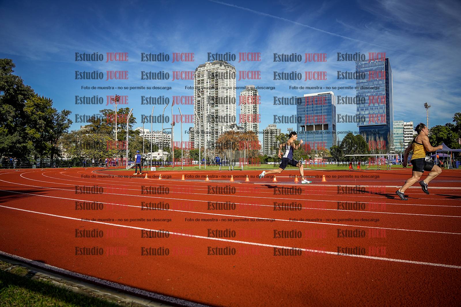 Fotos de los 200 m de varones