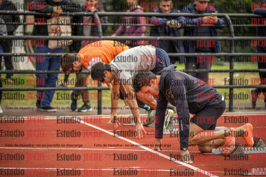 Fotos de los 100 m llanos de varones