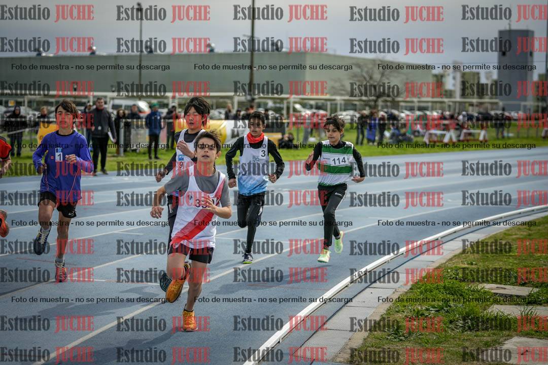 Fotos de los 800 m llanos de varones - U14