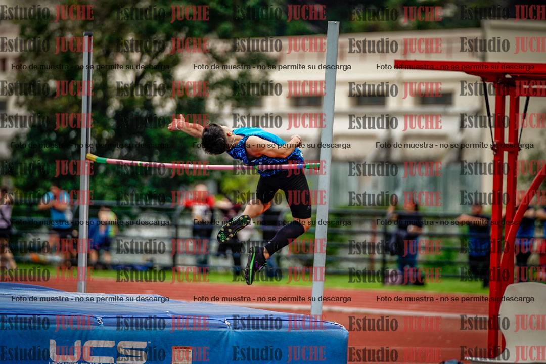Fotos del salto en alto de varones