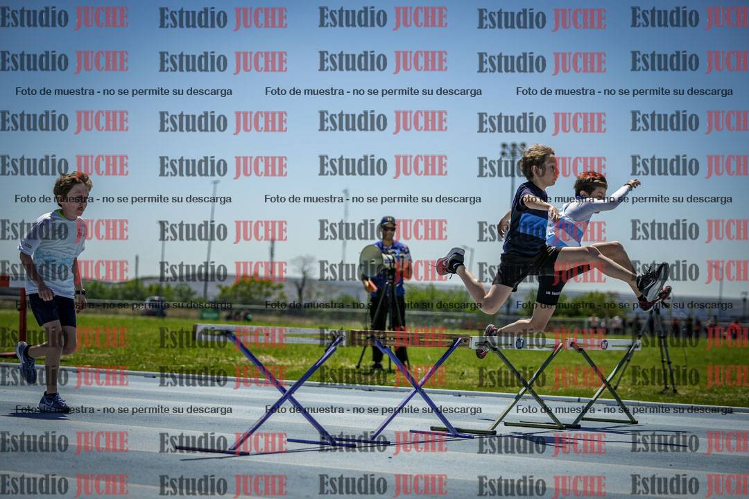 Fotos de los 60 m con vallas de varones