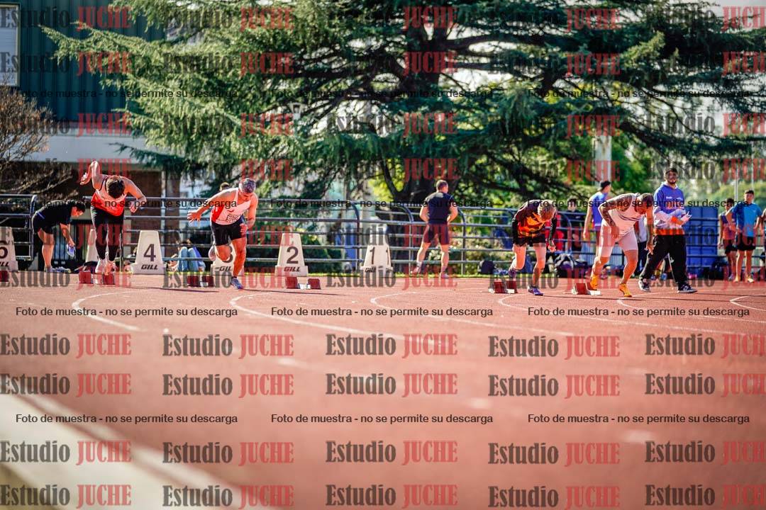 Fotos de los 100 m llanos de varones