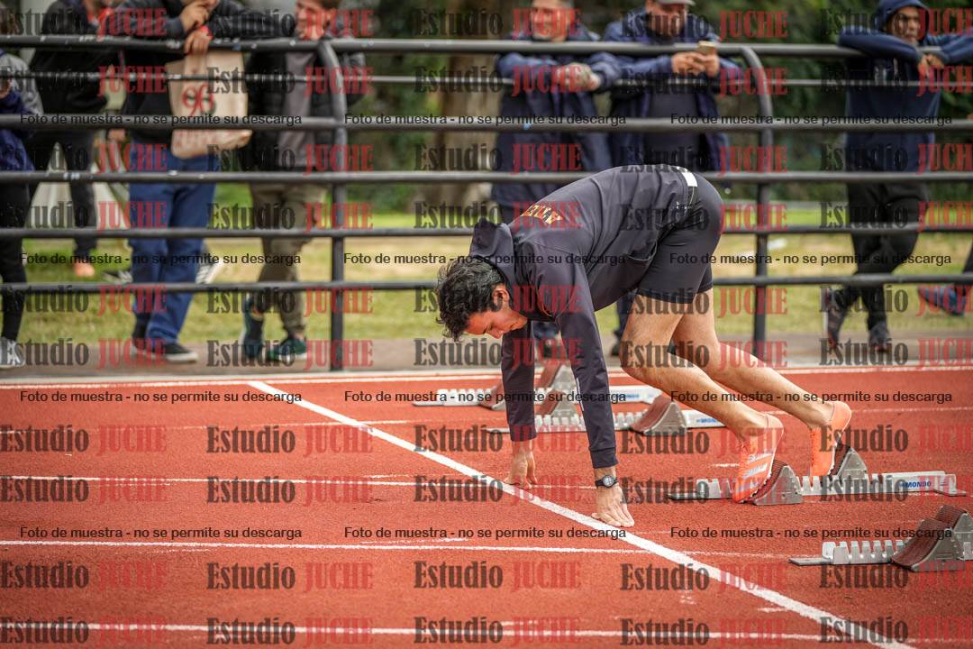 Fotos de los 100 m llanos de varones