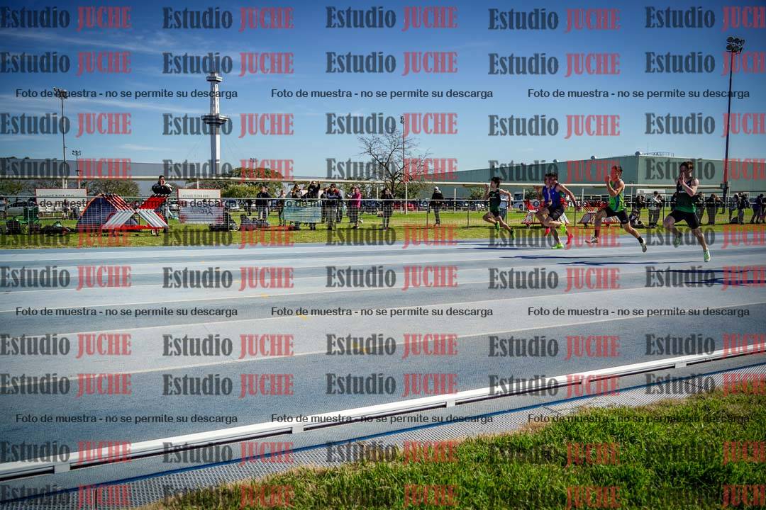 Fotos de los 100 m llanos de varones
