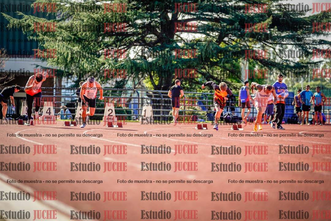 Fotos de los 100 m llanos de varones