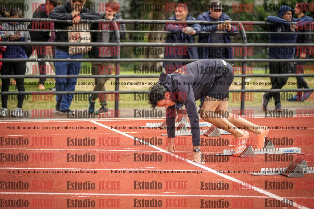 Fotos de los 100 m llanos de varones