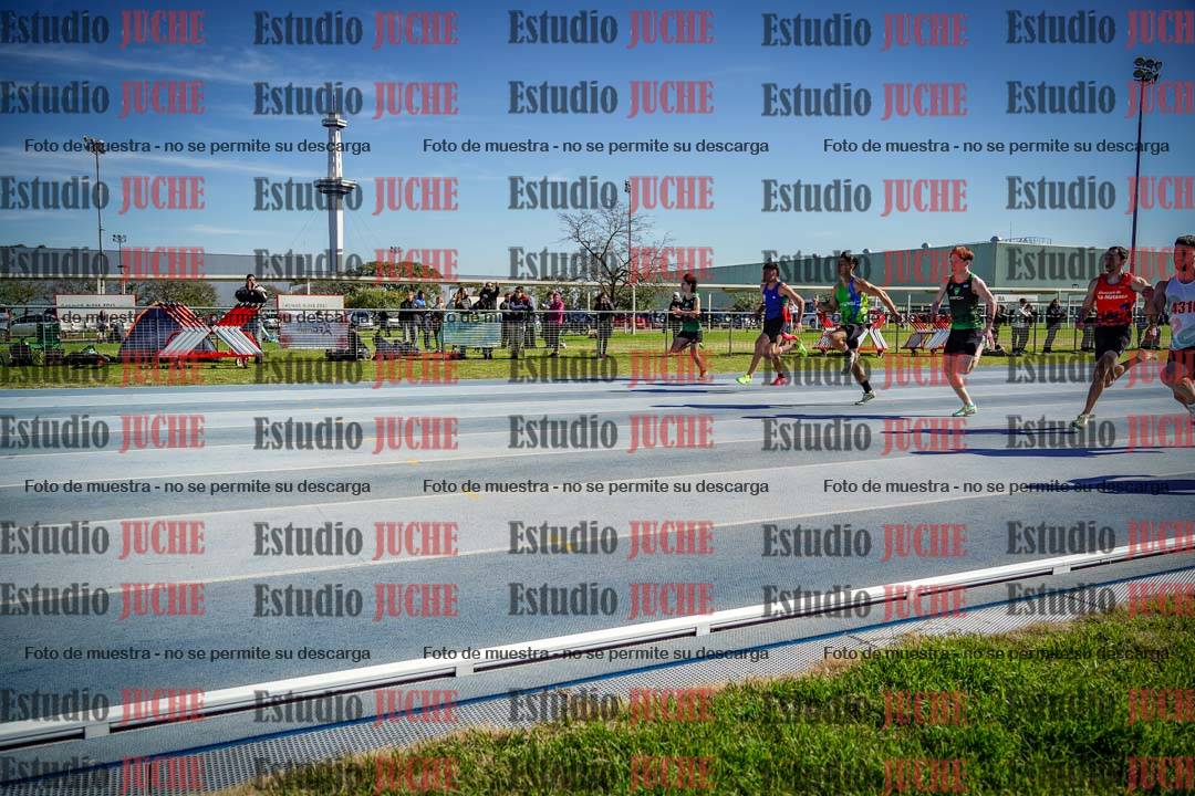 Fotos de los 100 m llanos de varones