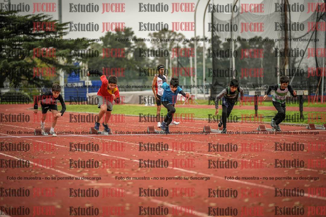 Fotos de los 50 m llanos de varones
