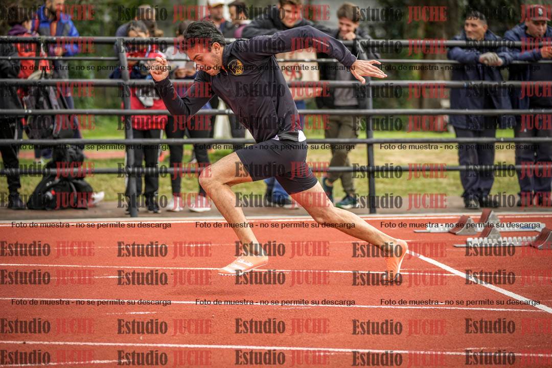 Fotos de los 100 m llanos de varones