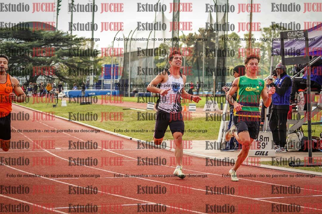 Fotos de los 100 m llanos de varones