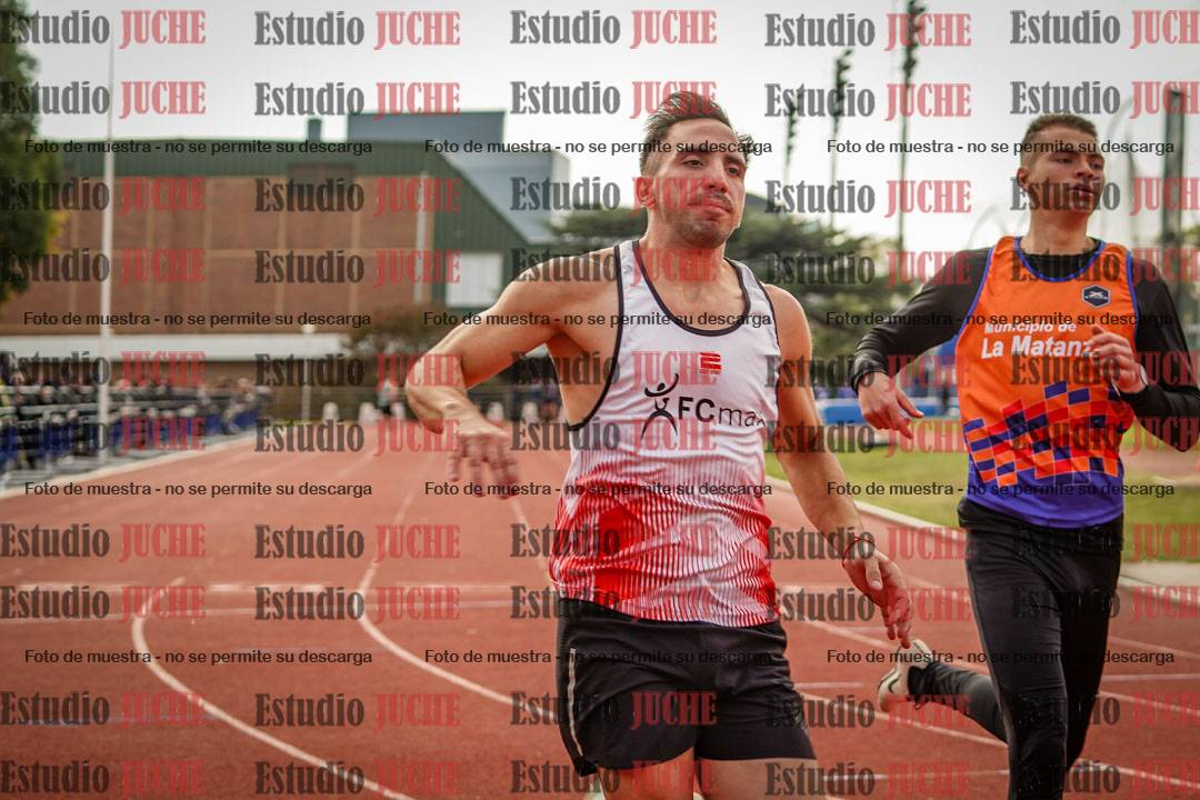 Fotos de los 100 m llanos de varones