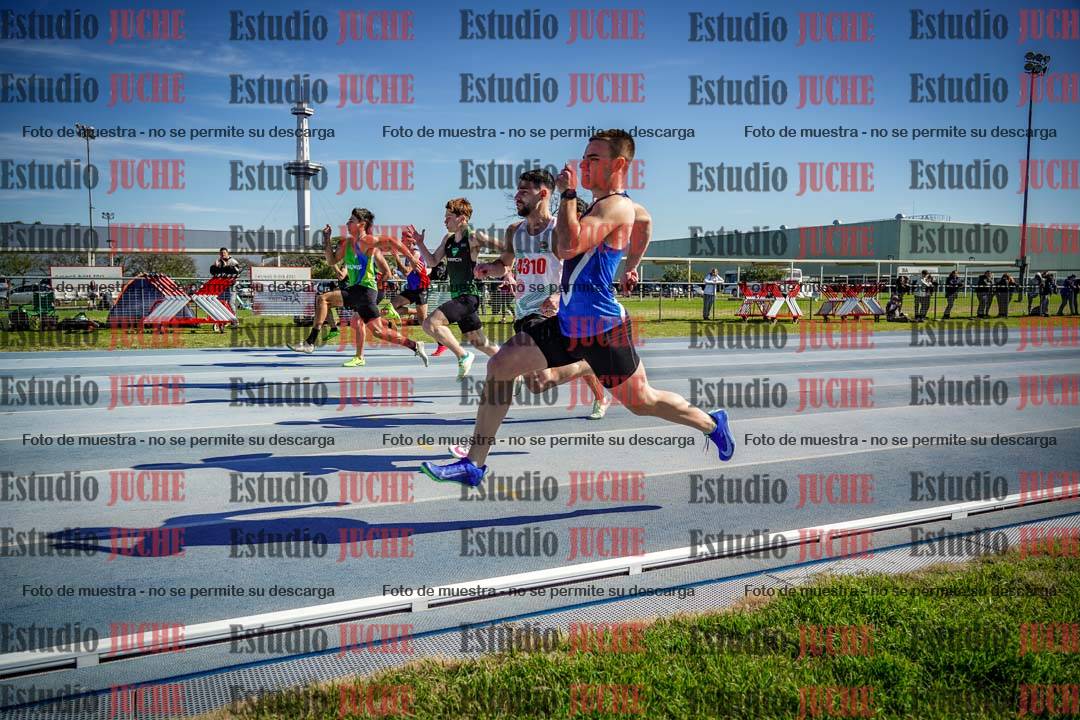 Fotos de los 100 m llanos de varones