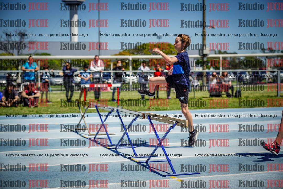 Fotos de los 60 m con vallas de varones