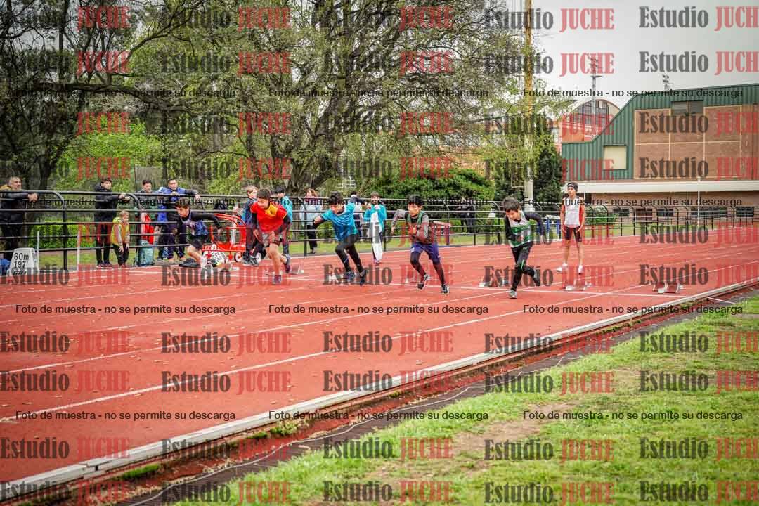 Fotos de los 50 m llanos de varones