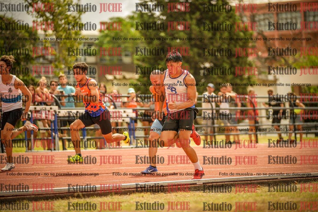 Fotos de los 100 m llanos de varones