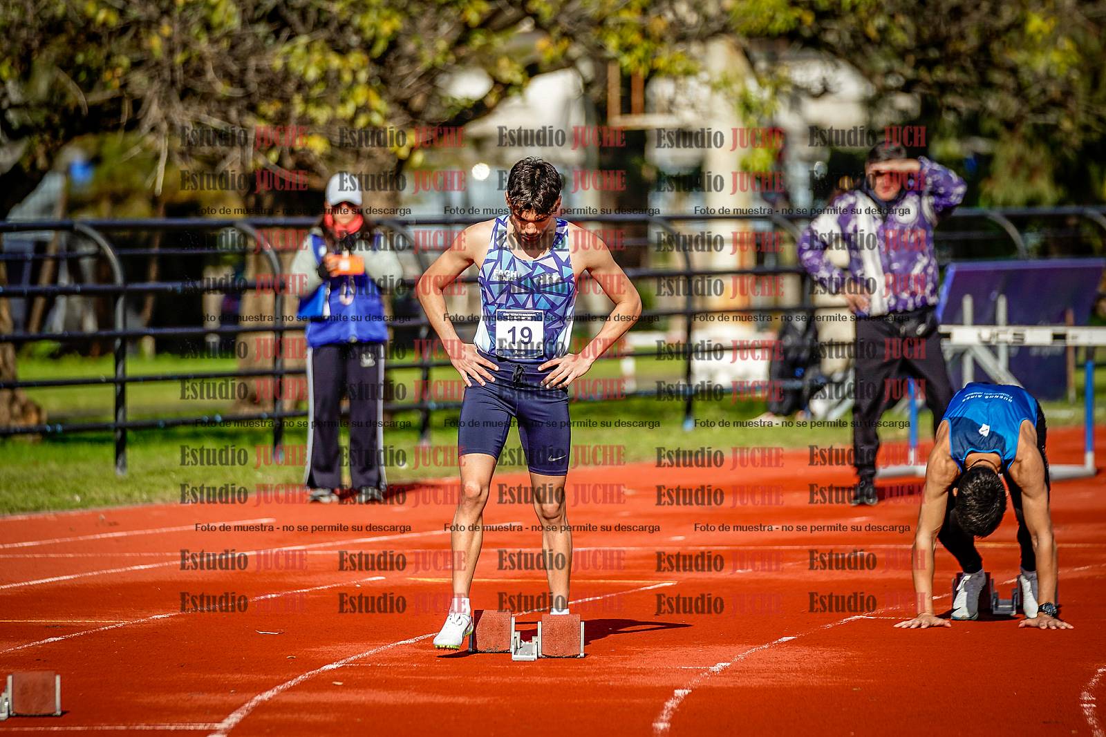 Fotos de los 200 m de varones