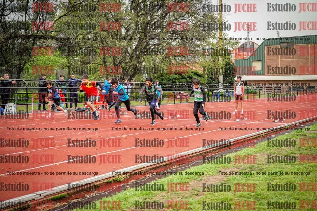 Fotos de los 50 m llanos de varones