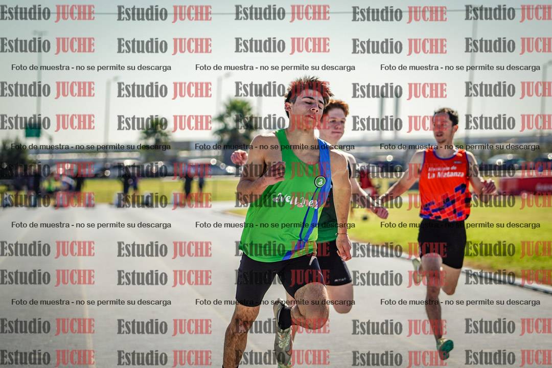 Fotos de los 100 m llanos de varones