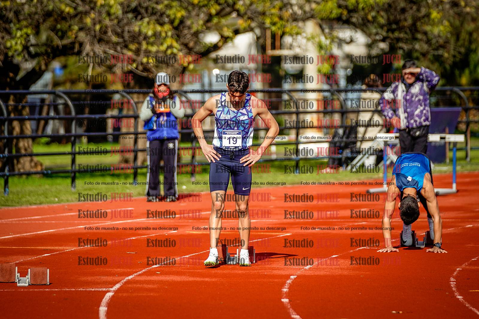 Fotos de los 200 m de varones