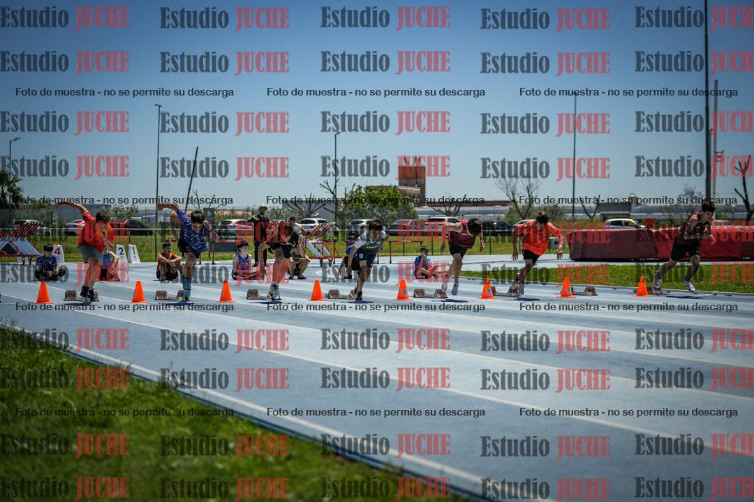 Fotos de los 80 m llanos de varones