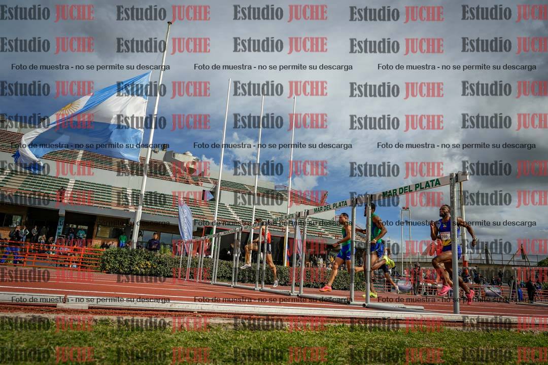 Fotos de los 110 m con vallas de varones - FINAL
