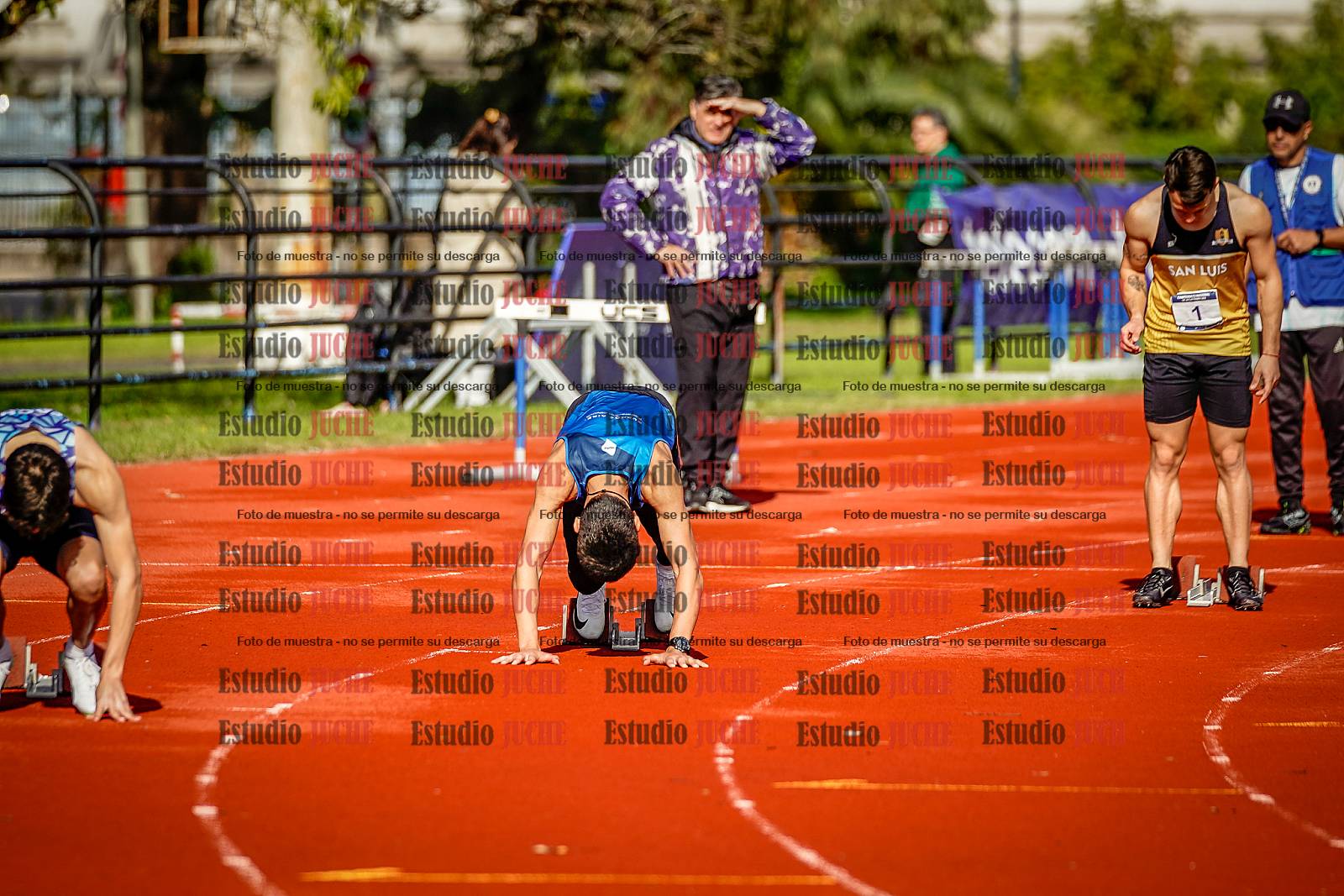 Fotos de los 200 m de varones