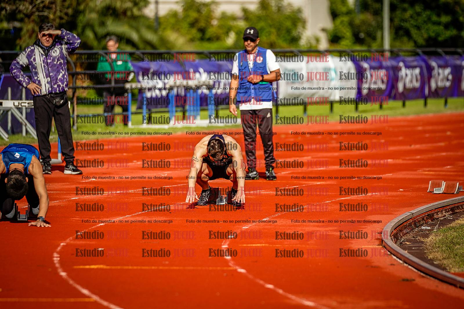 Fotos de los 200 m de varones
