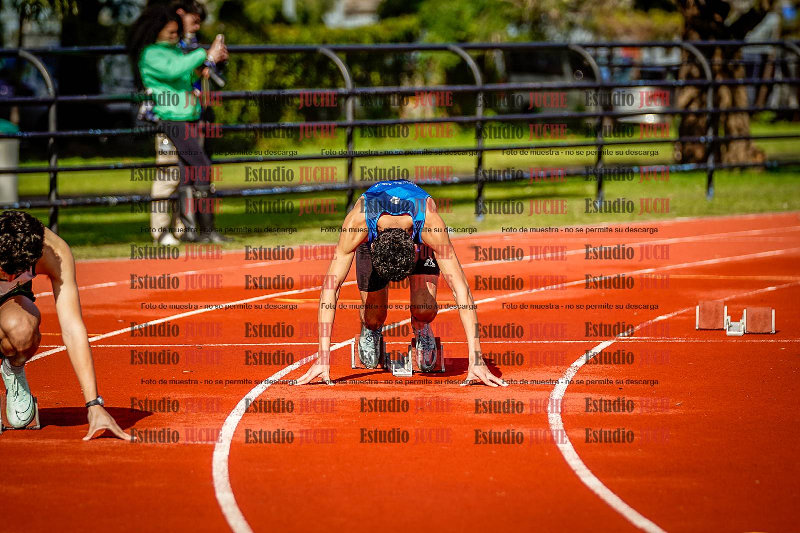 Fotos de los 200 m de varones