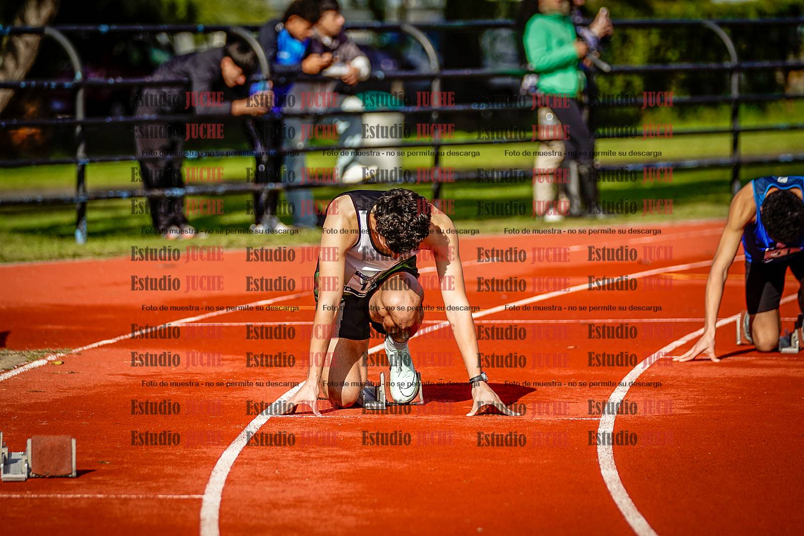 Fotos de los 200 m de varones