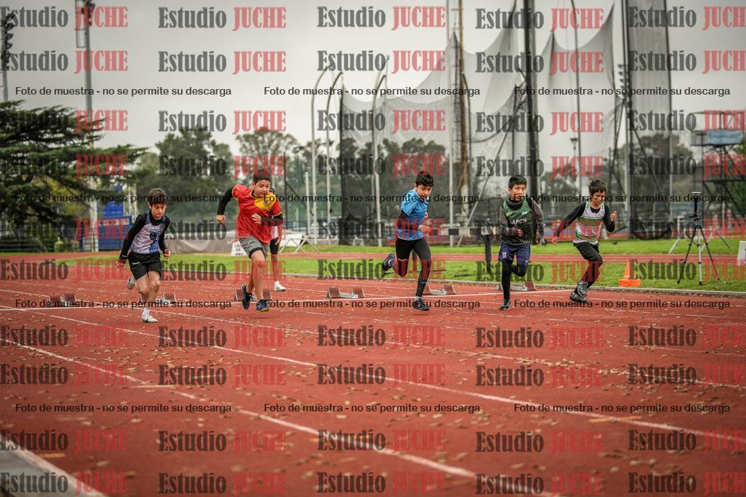 Fotos de los 50 m llanos de varones