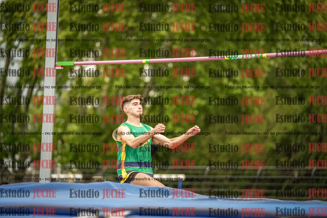 Fotos del salto en alto de varones