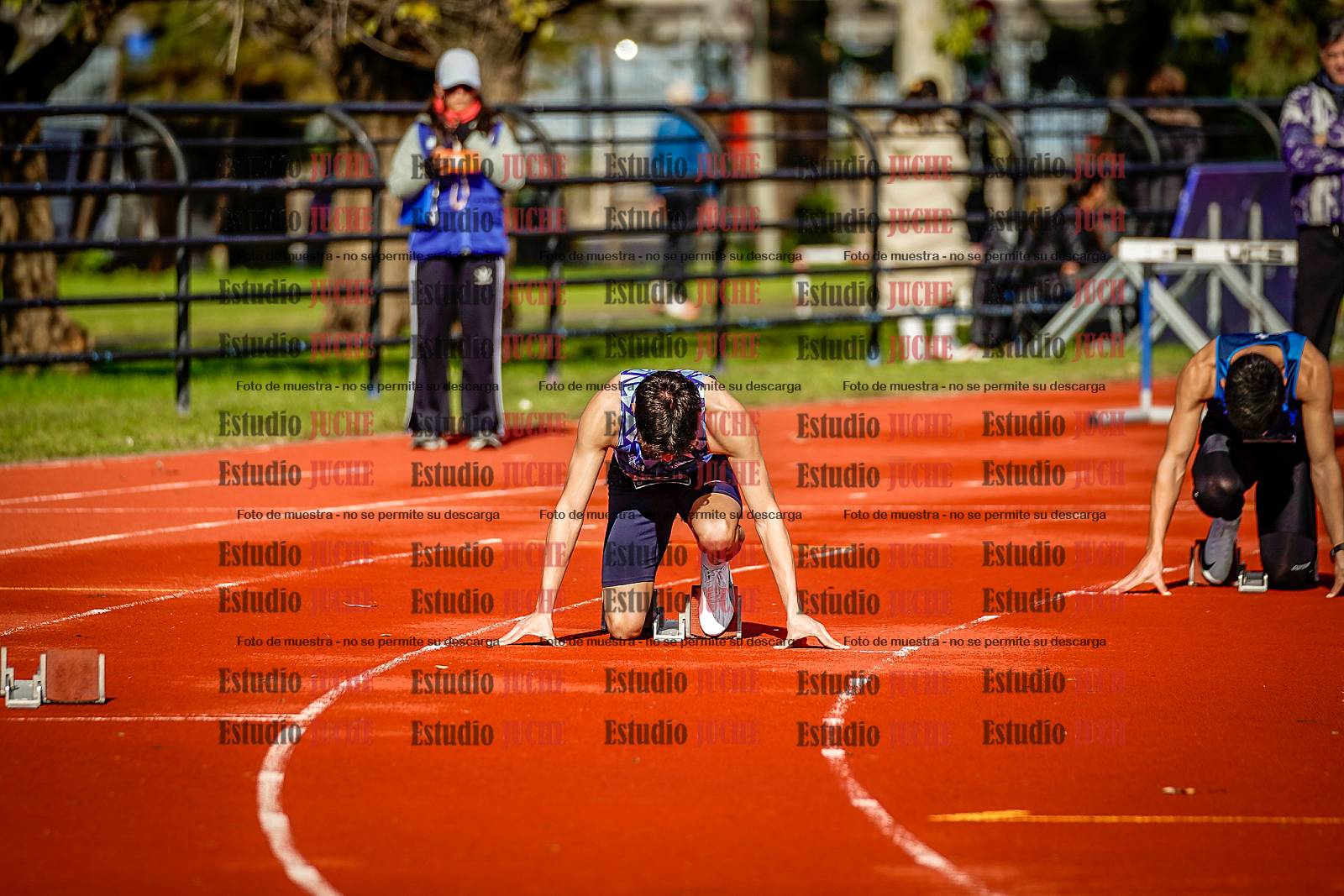 Fotos de los 200 m de varones
