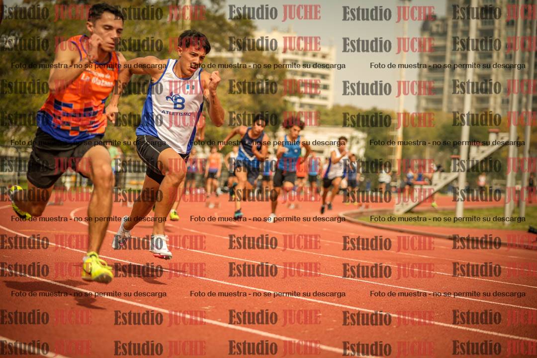 Fotos de los 200 m llanos de varones