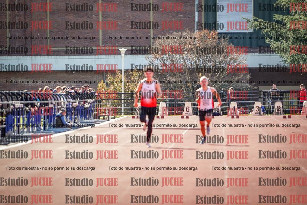 Fotos de los 100 m llanos de varones