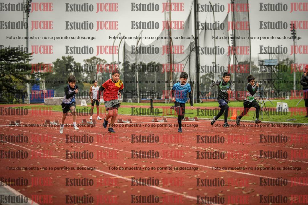 Fotos de los 50 m llanos de varones
