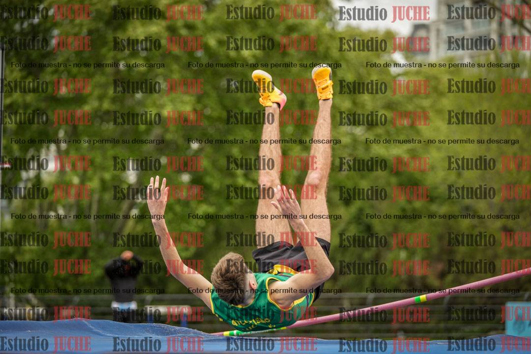 Fotos del salto en alto de varones