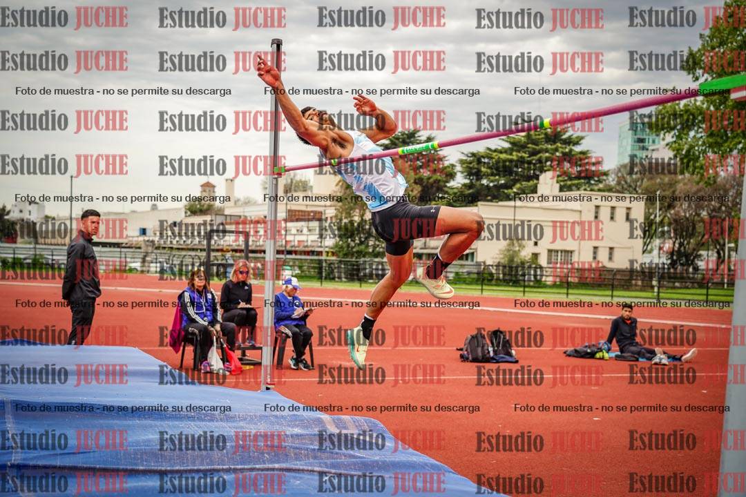 Fotos del salto en alto de varones