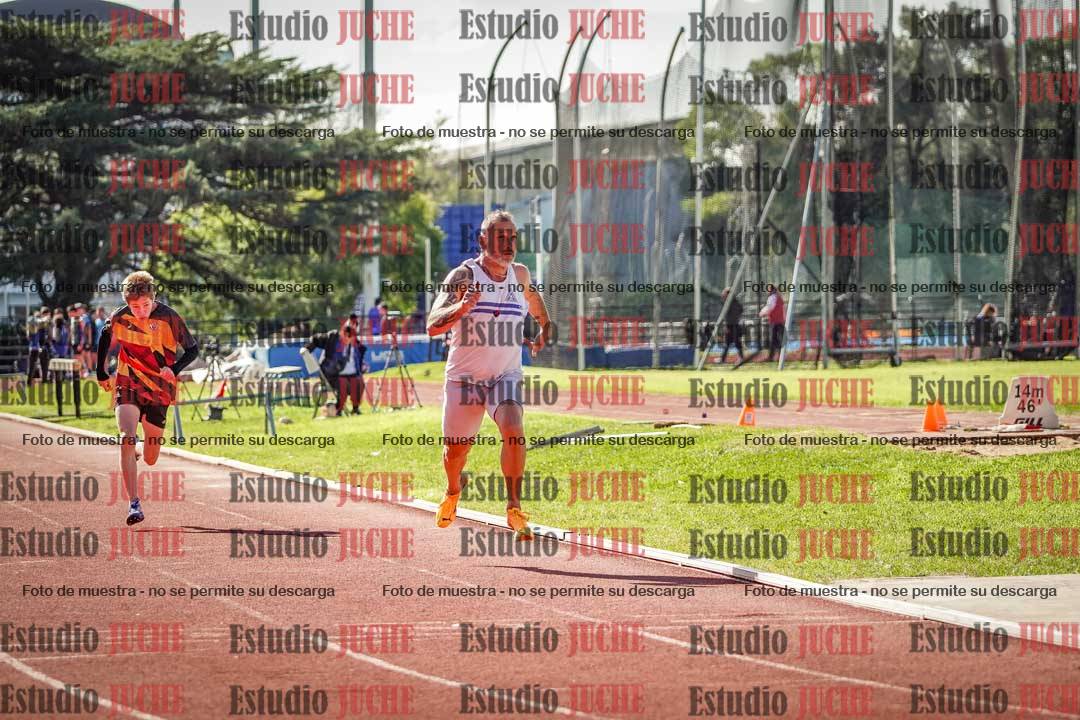 Fotos de los 100 m llanos de varones