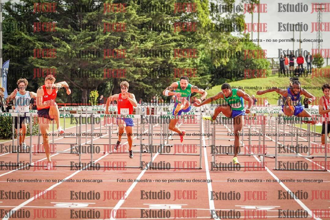 Fotos de los 110 m con vallas de varones - FINAL