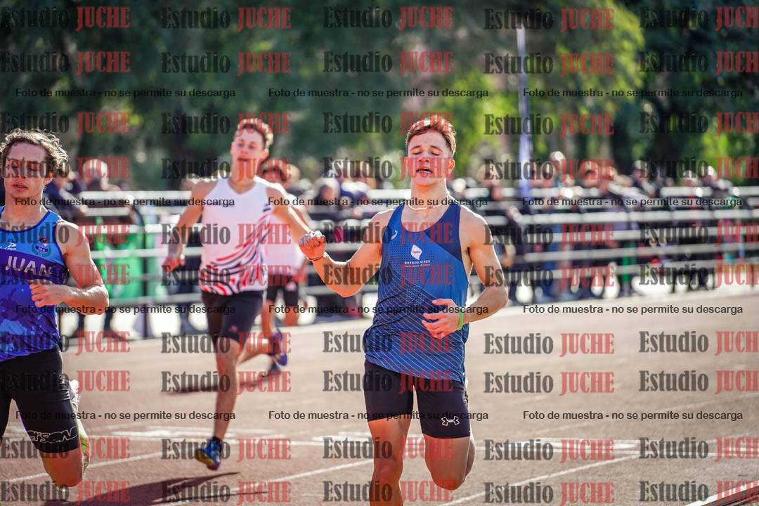 Fotos de los 200 m llanos de varones