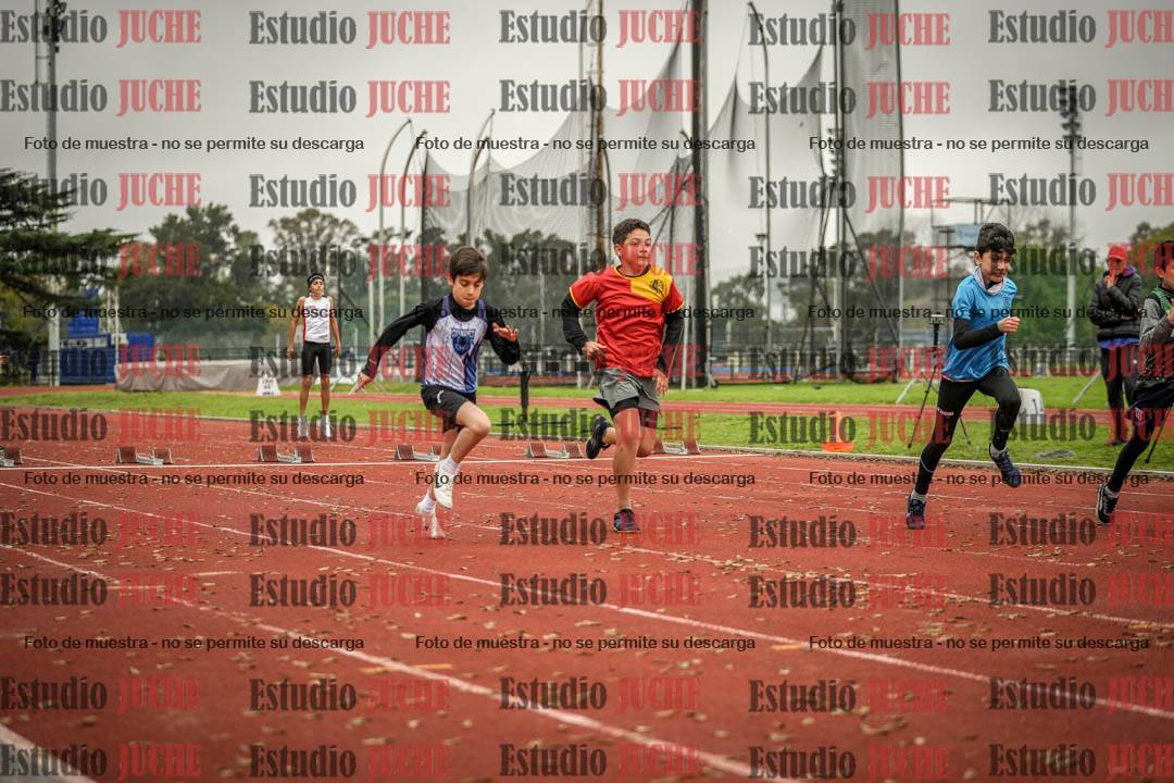 Fotos de los 50 m llanos de varones