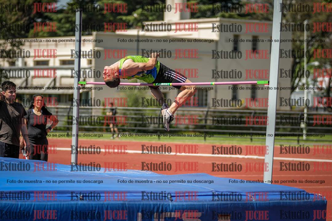 Fotos del salto en alto de varones