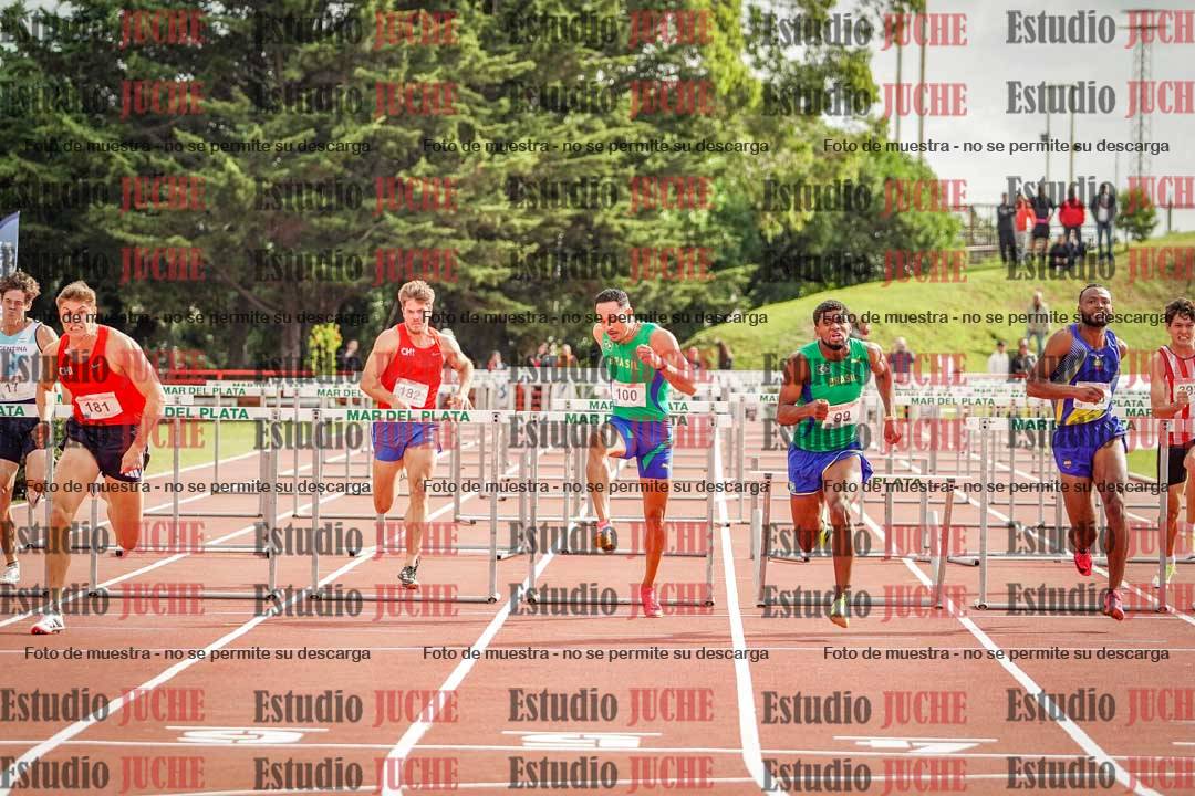 Fotos de los 110 m con vallas de varones - FINAL